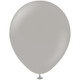 18" Standard Grey Kalisan Latex Balloons (25)