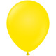 18" Standard Yellow Kalisan Latex Balloons (25)