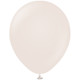 18" Retro White Sand Kalisan Latex Balloons (25)