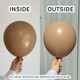 18" Retro Desert Sand Kalisan Latex Balloons (25)