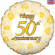 18 inch Happy 50th Anniversary Foil Balloon (1)