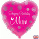 18 inch Happy Birthday Mum Foil Balloon (1)