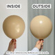 36" Standard Blush Kalisan Latex Balloons (2)