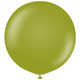 36" Retro Olive Kalisan Latex Balloons (2)