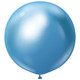 36" Mirror Blue Kalisan Latex Balloons (2)