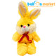 12.5 inch Bright Yellow Rabbit with Bow (1)