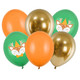 12 inch Deer Assorted Latex Balloons (6)