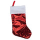 50cm Red Sequin Christmas Stocking (1)