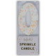 11cm Number 0 Pastel Sprinkles Candle (1)