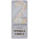 11cm Number 2 Pastel Sprinkles Candle (1)