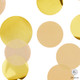 Gold Mine Tissue & Foil Jumbo Round Confetti - 40g (1)