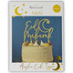 Eid Mubarak Gold Mirror Acrylic Cake Topper (1)