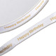 Happy Birthday White & Gold Ribbon - 6mm x 25m (1)