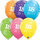 11" 18-A-Round Tropical Assortment Latex Balloons (25)