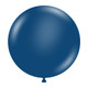 17" Navy Tuftex Latex Balloons (50)