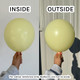 24" Lemonade Tuftex Latex Balloons (25)