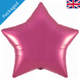 19" Dark Magenta Star Foil Balloon (1)
