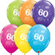 60 tropical assortment qualatex latex balloons
