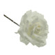 42cm Frosted White Rose Stem (1)