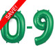 34 inch Oaktree Green Numbers Starter Kit - 36 Balloons