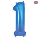 34 inch Oaktree Blue Number 1 Foil Balloon (1)