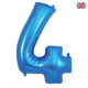 34 inch Oaktree Blue Number 4 Foil Balloon (1)