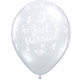 11 inch Clear Just Married Butterflies-A-Round Balloons (25)