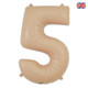34 inch Oaktree Nude Number 5 Foil Balloon (1)