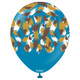 12 inch Safari Savanna Deep Blue Kalisan Latex Balloons (25)