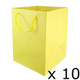 Lemon Yellow Flower Bags (10)