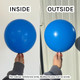 5" Blue Tuftex Latex Balloons (50)