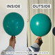 11" Teal Tuftex Latex Balloons (100)