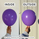 17" Lavender Tuftex Latex Balloons (50)