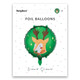 18 inch Reindeer Green Foil Balloon (1)