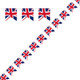 Union Jack Plastic Pennant Banner - 2.7m (1)