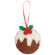 Christmas Pudding Felt Decoration Kit (1)