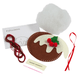 Christmas Pudding Felt Decoration Kit (1)