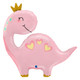 44 inch Pink Dino Foil Balloon (1)