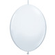 12" White Qualatex QuickLink Latex Balloons (50)