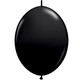 12" Onyx Black Qualatex QuickLink Latex Balloons (50)
