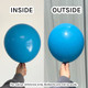 12" Robin's Egg Blue Qualatex QuickLink Latex Balloons (50)