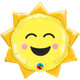 35 inch Smiling Sun Foil Balloon (1)