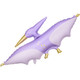 45 inch Lilac Pterodactyl Foil Balloon (1)