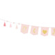 Oh Baby Light Pink Fabric Pennant & Tassel Garland - 2.5m (1)