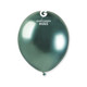5" Shiny Green Gemar Latex Balloons (50)