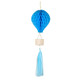 Blue Hot Air Balloon Paper Honeycomb Decoration - 90cm (1)