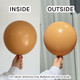 5" Standard Peach Kalisan Latex Balloons (100)