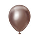 5" Mirror Chocolate Kalisan Latex Balloons (100)