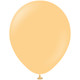 18" Standard Peach Kalisan Latex Balloons (25)