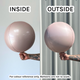 15" Globe Satin Pastel Pink Foil Balloon (1) - UNPACKAGED